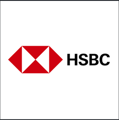 HSBC brand logo vinyl decal